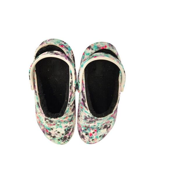 Crocs Tie Dye Slides Unisex Men 7 Women 9 Multicolor - Picture 5 of 7